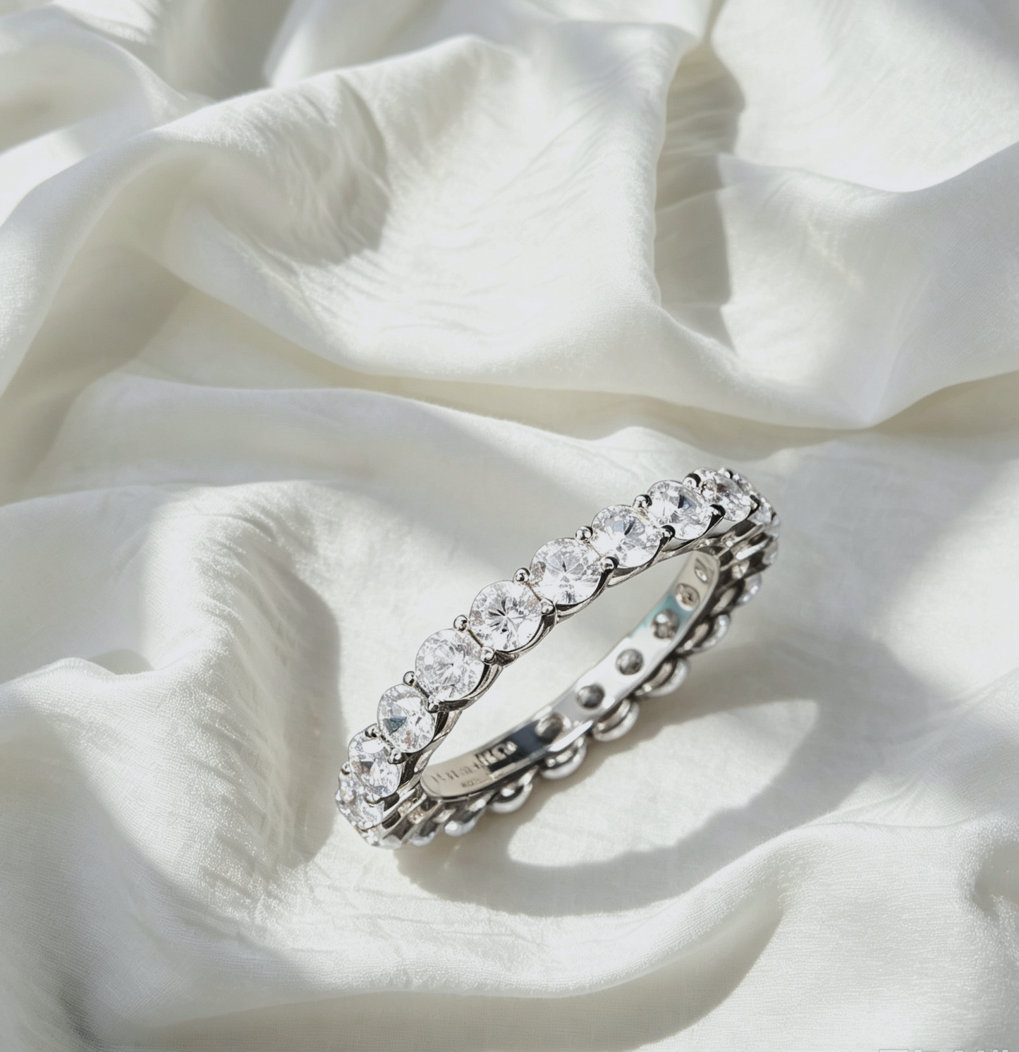 Moissanite Tennis Luxury Ring