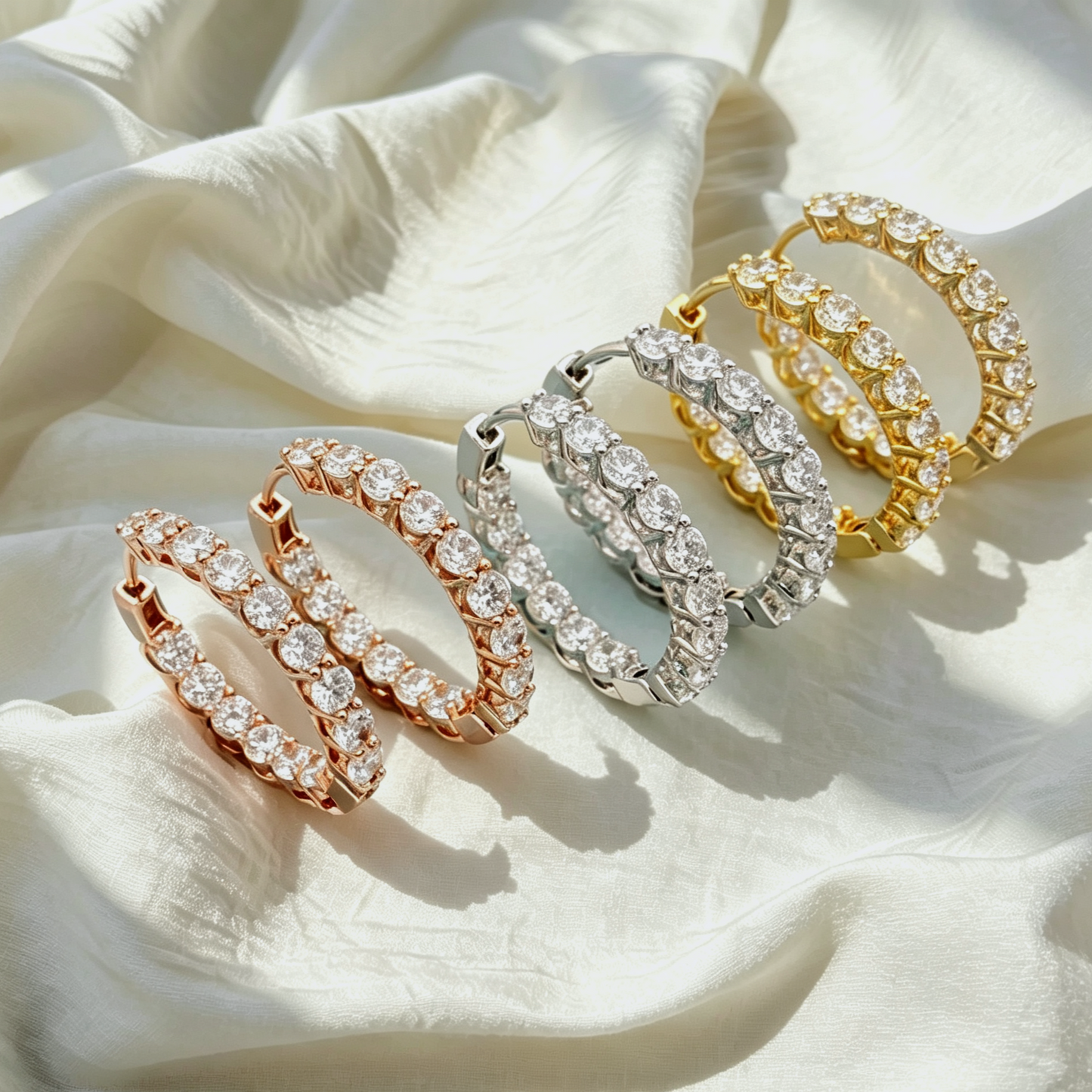 Moissanite Tennis Luxury Earrings
