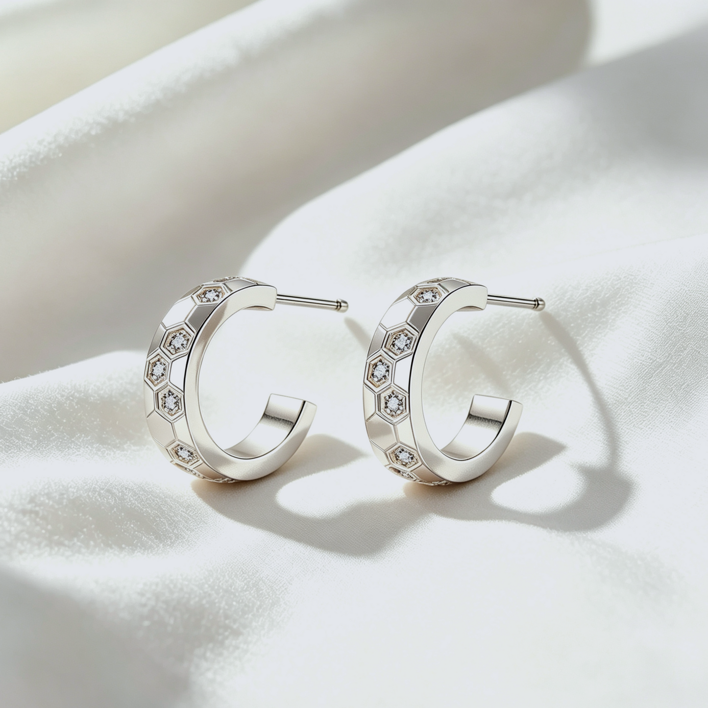 Hexa Honey Luxury Earrings