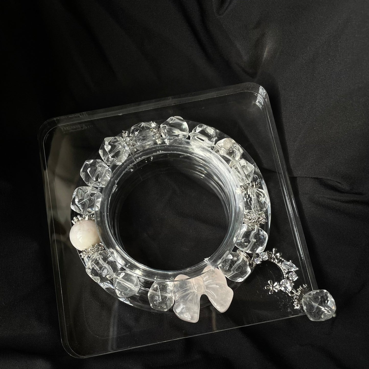 White crystal design bracelet