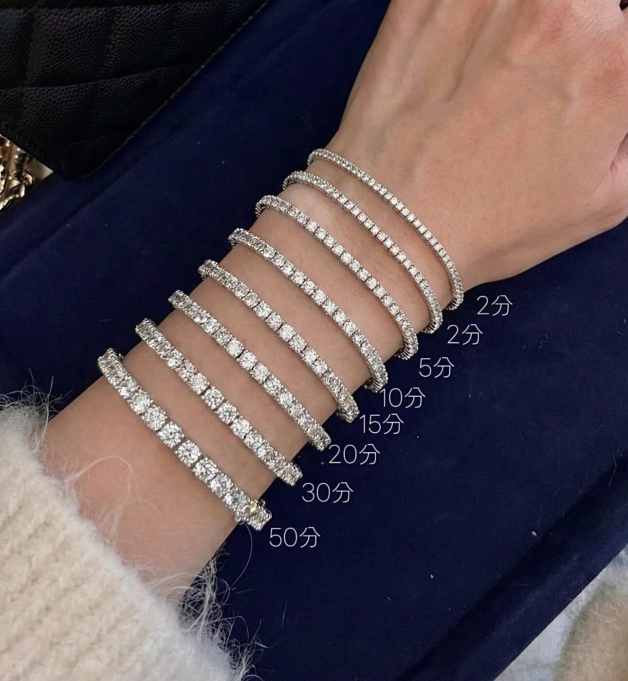 Moissanite Tennis Luxury Bracelet