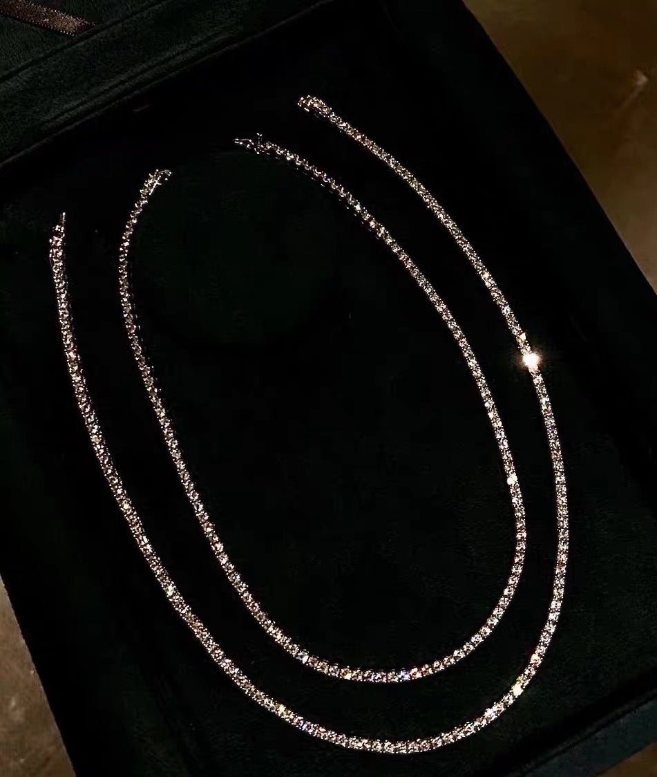 Moissanite Tennis Luxury Necklace