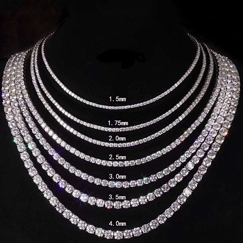 Moissanite Tennis Luxury Necklace