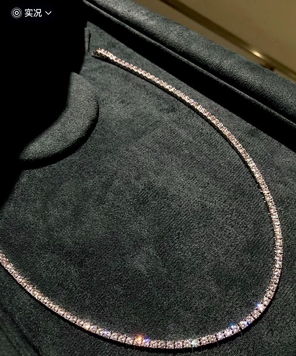 Moissanite Tennis Luxury Necklace