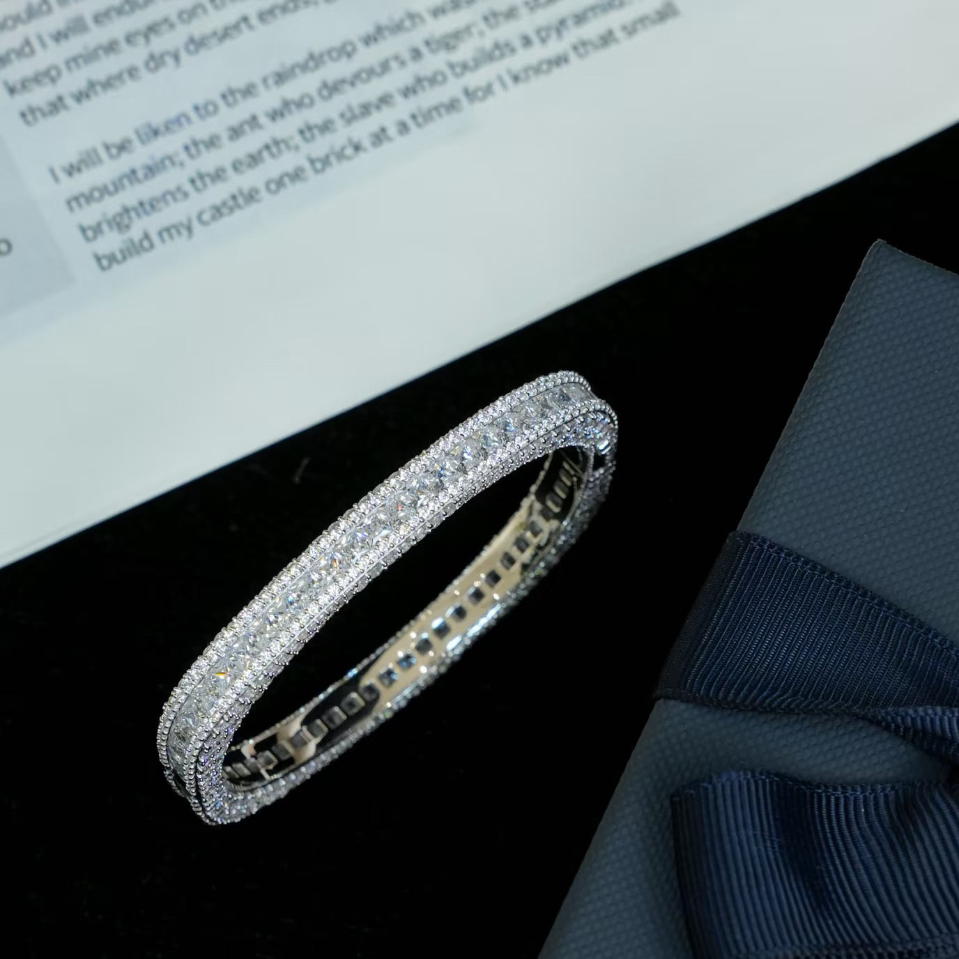 Luxury Full Pavé Crystal Bangle