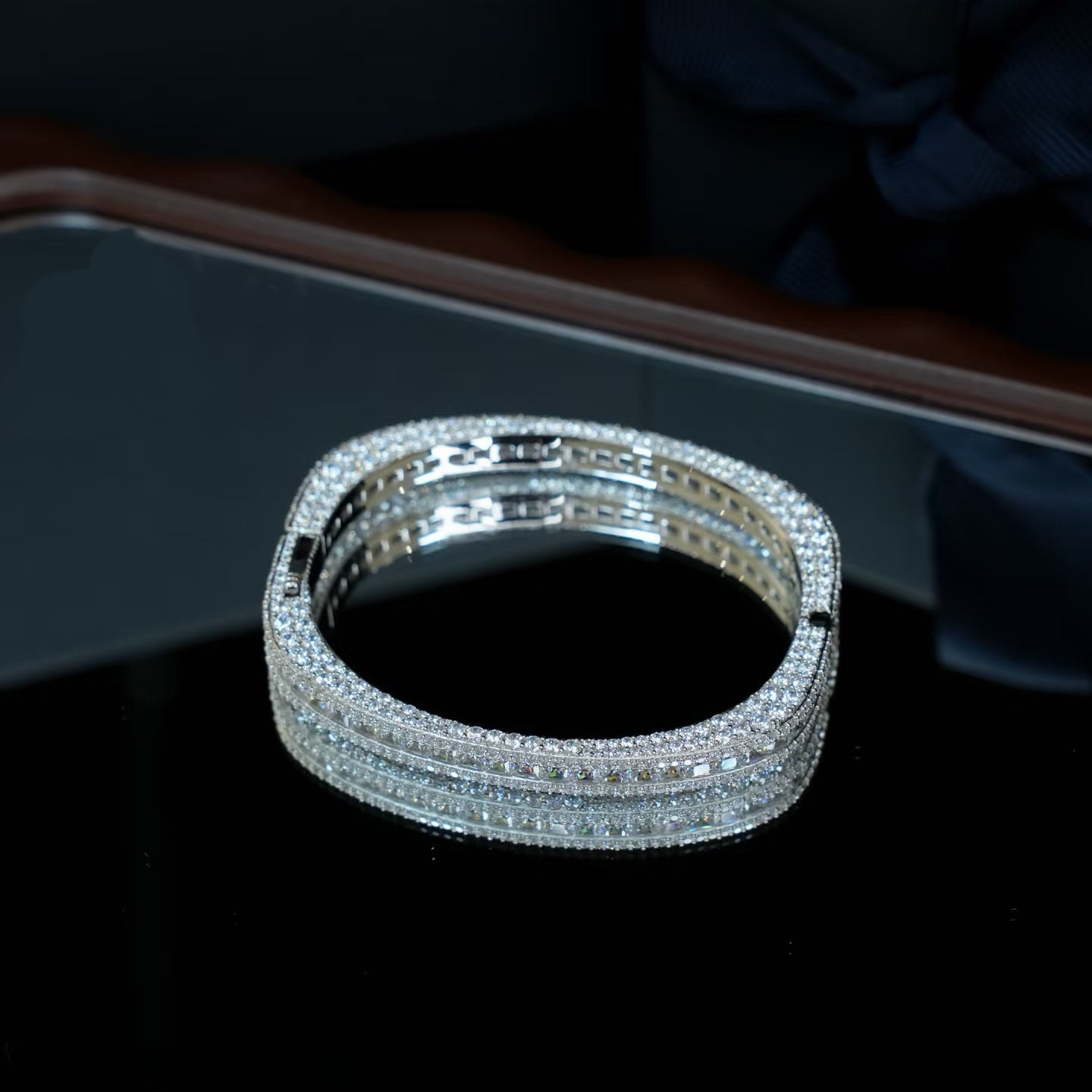 Luxury Full Pavé Crystal Bangle