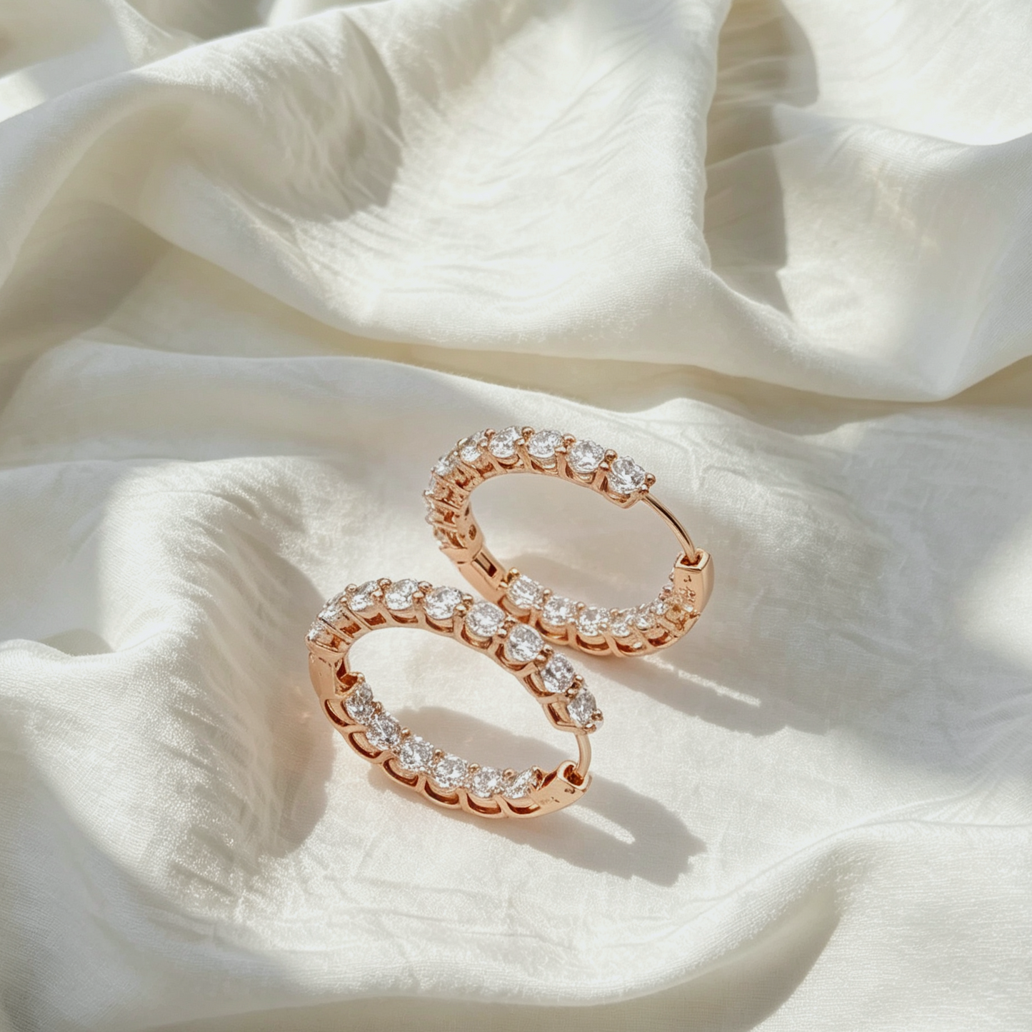 Moissanite Tennis Luxury Earrings