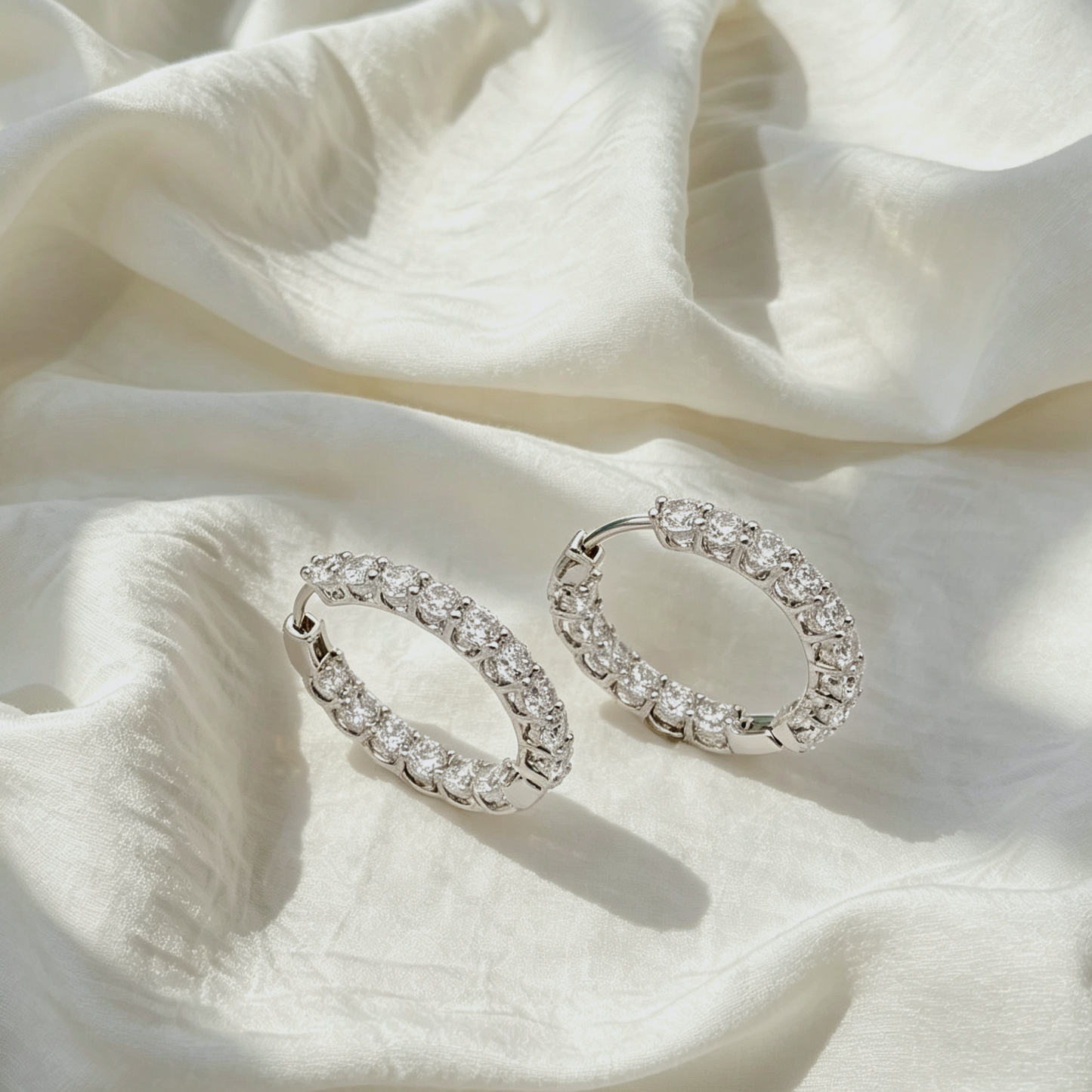 Moissanite Tennis Luxury Earrings